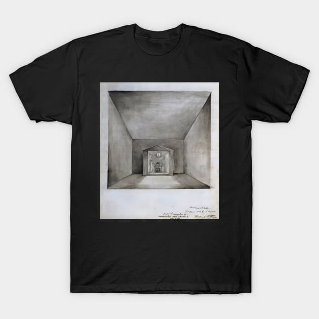 elisha in the chamber on the wall 1820 - William Blake T-Shirt by Kollagio